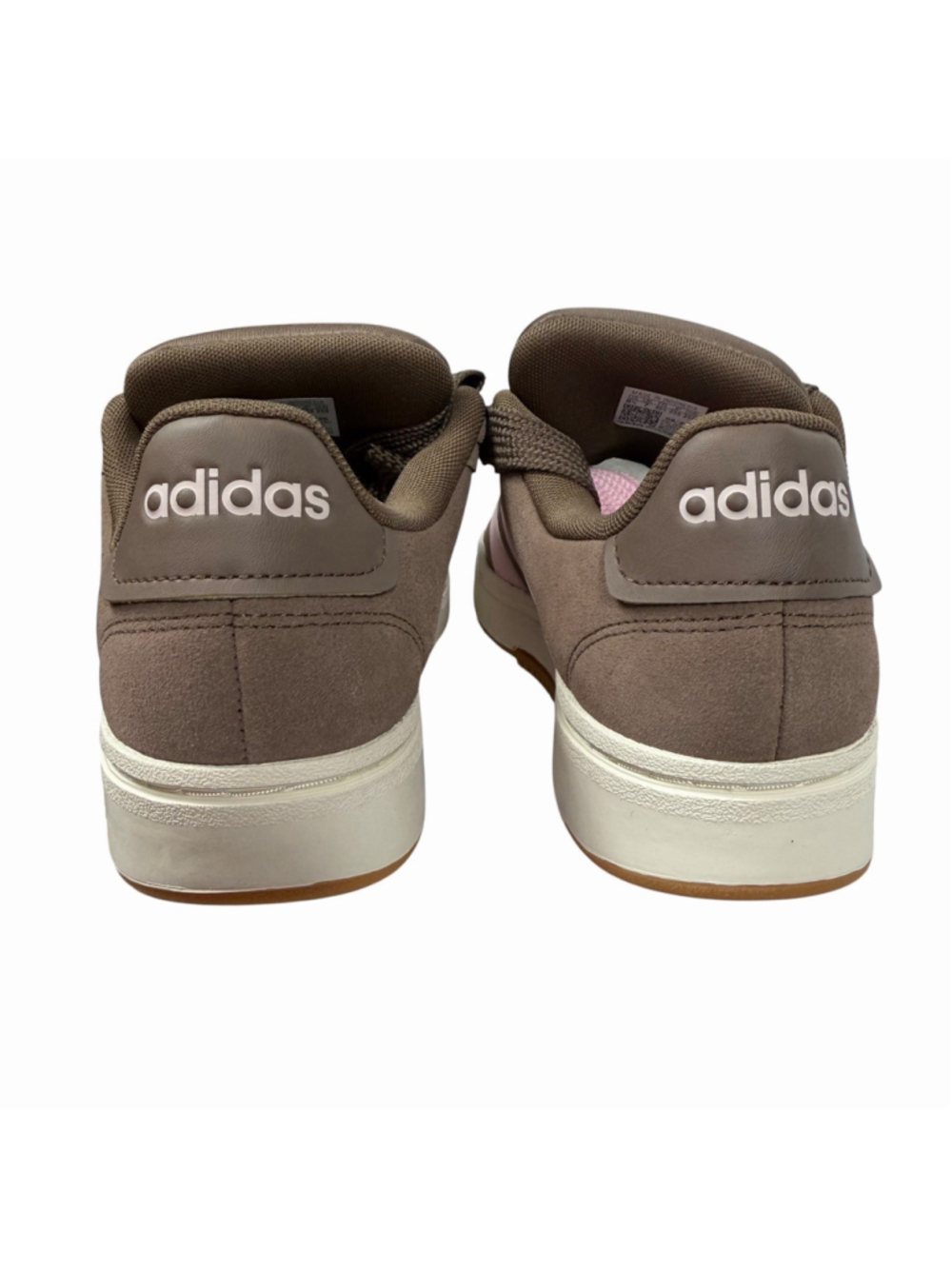 adidas Grand Court Alpha Brown with Pink Stripes Skater Shoe Women's Size. 8.5 - Picture 5 of 8